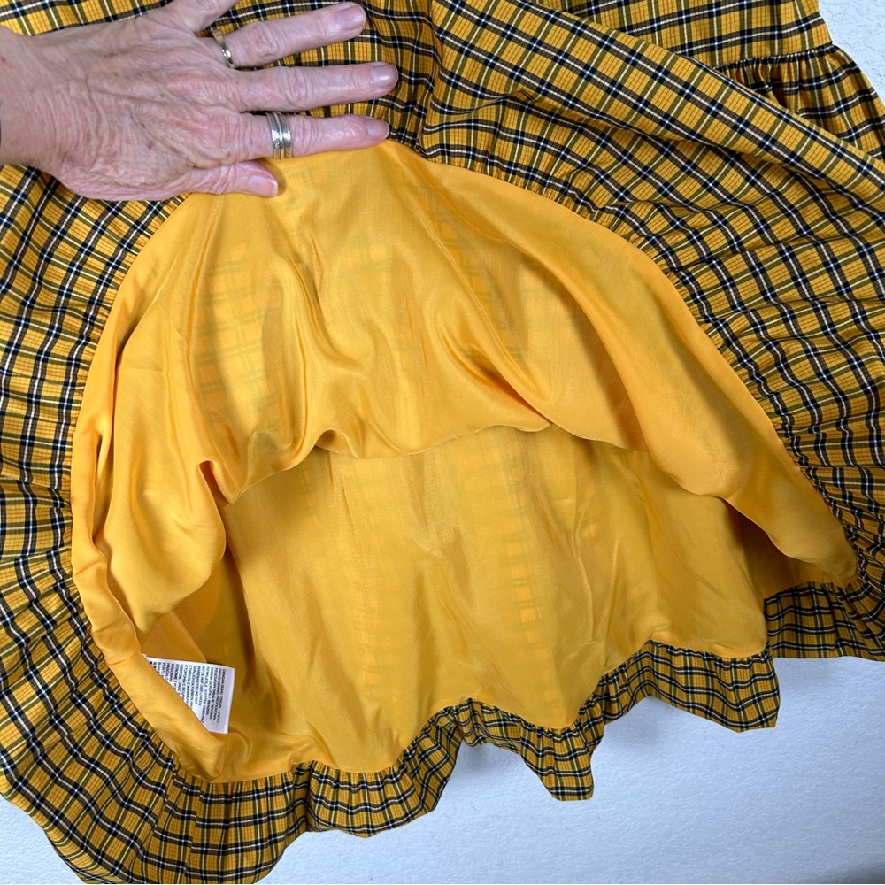 Levi’s Women Sz XS NWT dropped waist bubble skirt taffeta School Girl Y2K preppy - Picture 6 of 11